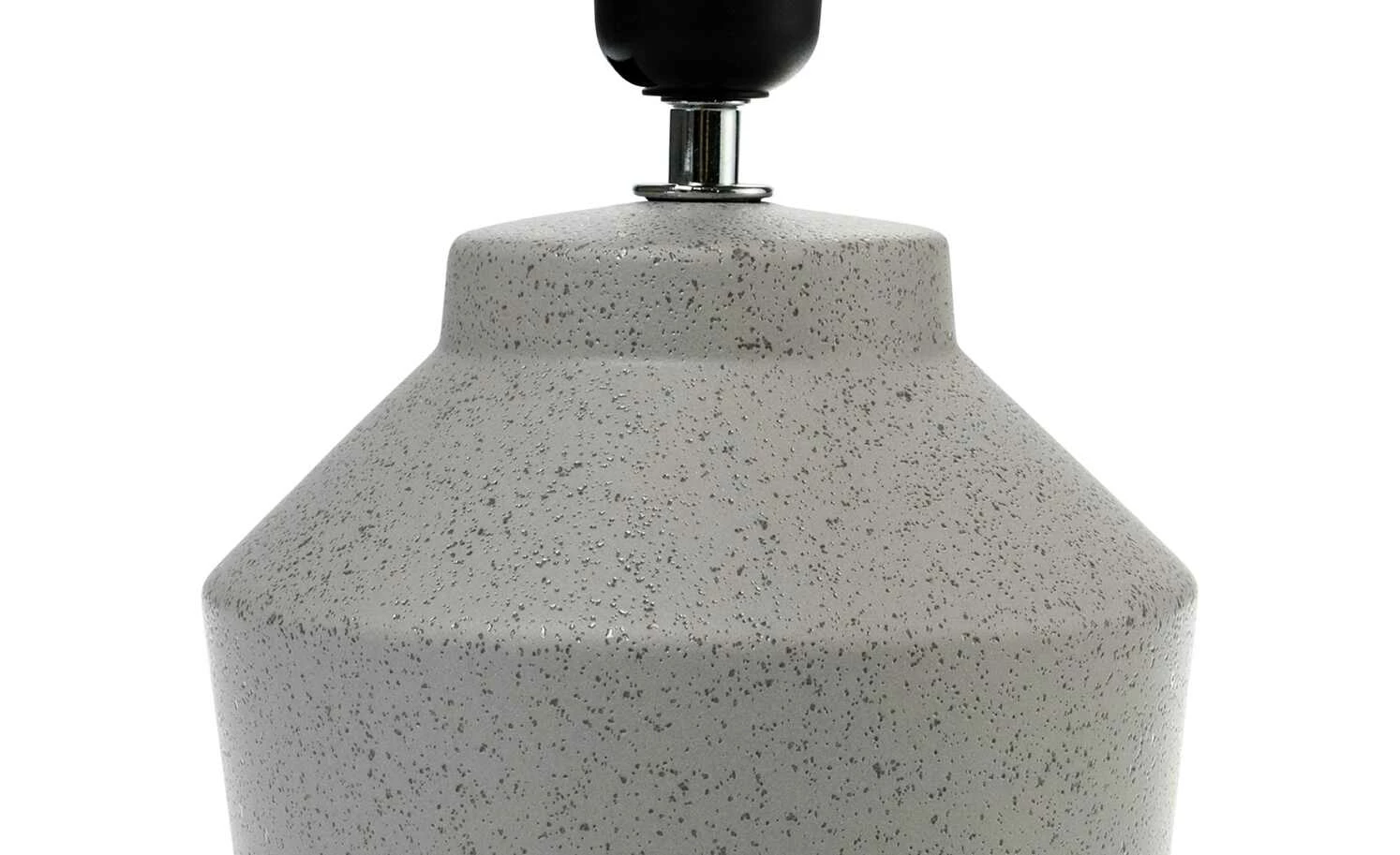 Keramik-Tischleuchte, 1-flammig, hellgrau 6 Keramik-Tischleuchte, 1-flammig, hellgrau – Bild 4