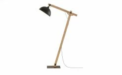 Stehleuchte, 1-flammig, Metall schwarz/ Holz -Innenleuchten Verkaufsladen 11684404 2 201911152246