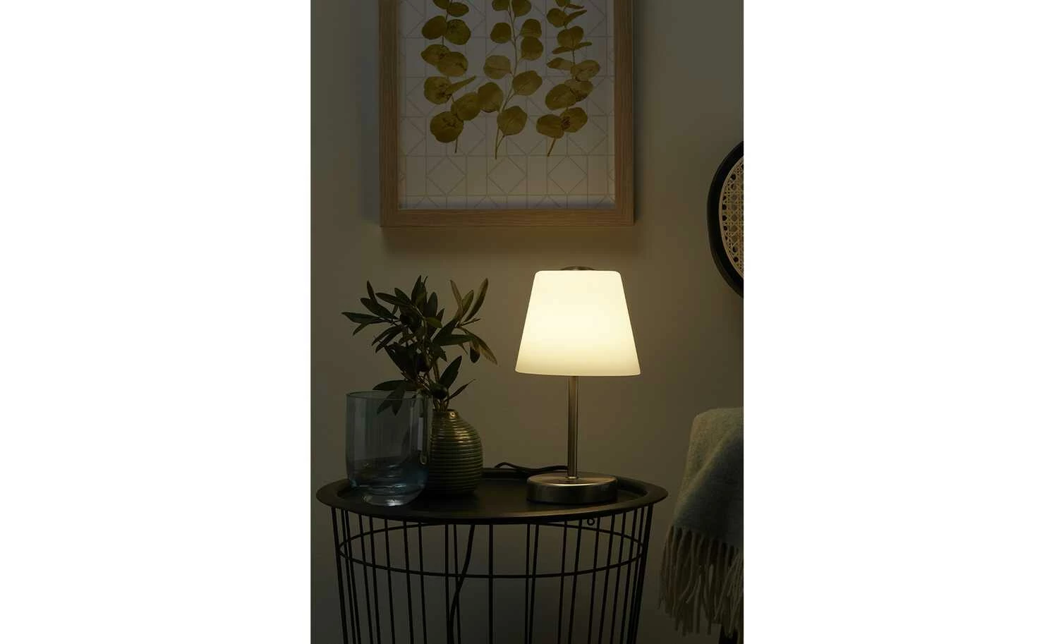 KHG LED-Tischleuchte, 1-flammig, Nickel-matt 4 KHG LED-Tischleuchte, 1-flammig, Nickel-matt – Bild 2