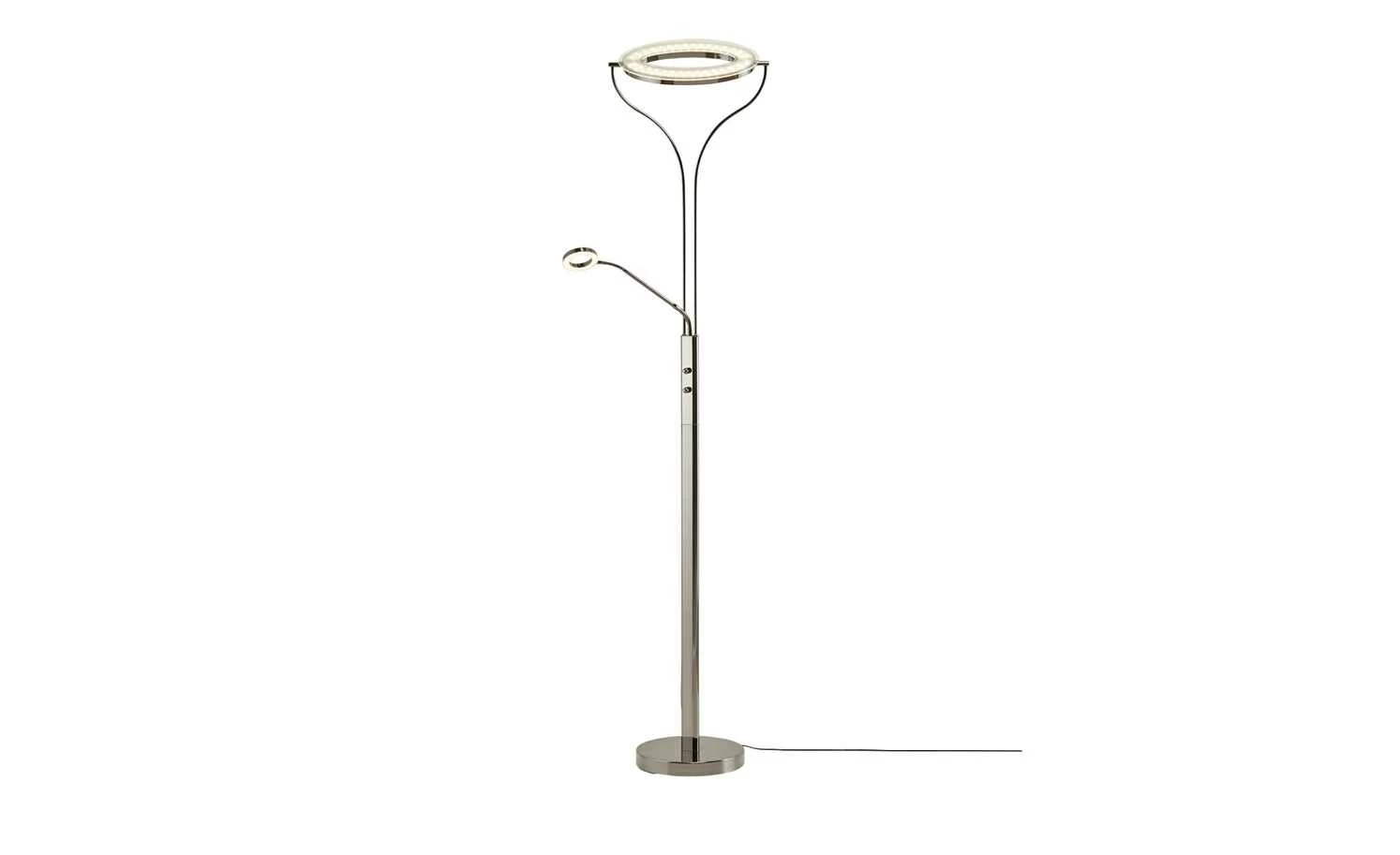 Meisterleuchten LED-Deckenfluter, 2-flammig, schwarz/chrom 4 Meisterleuchten LED-Deckenfluter, 2-flammig, schwarz/chrom – Bild 2