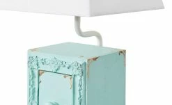 Tischleuchte, 1-flammig, blau mit Schublade -Innenleuchten Verkaufsladen 11684597 3 202001082240