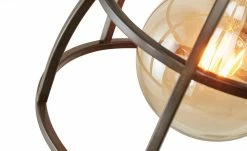 Stehleuchte, 1-flammig, Holz/ Metall schwarz -Innenleuchten Verkaufsladen 11684605 3 202001082240