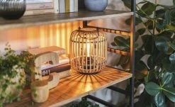 Tischleuchte, 1-flammig, Holzlamellen -Innenleuchten Verkaufsladen 11684609 3 202004072239