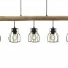 Pendelleuchte, 5-flammig, Holz/ Metall Körbe -Innenleuchten Verkaufsladen 11684665 2 202202171234