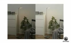 B-Leuchten LED-Stehleuchte, Nickel-matt