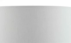 B-Leuchten Tischleuchte, 1-flammig, chrom/Stoffschirm grau -Innenleuchten Verkaufsladen 11684822 3 202110211246