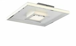 Fischer-Honsel LED-Deckenleuchte, chrom/alu, `Quadrat´ -Innenleuchten Verkaufsladen 11684919 1 202101082255