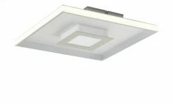 Fischer-Honsel LED-Deckenleuchte, chrom/alu, `Quadrat´ -Innenleuchten Verkaufsladen 11684919 3 202101082255