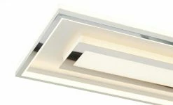 Fischer-Honsel LED-Deckenleuchte, chrom/alu, `Rechteck` -Innenleuchten Verkaufsladen 11684920 2 202101082255