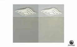 Fischer-Honsel LED-Deckenleuchte weiß ´quadratisch geschwungen` -Innenleuchten Verkaufsladen 11684926 5 202109231234