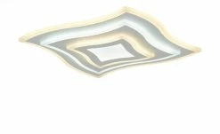 Fischer-Honsel LED-Deckenleuchte weiß ´quadratisch geschwungen` -Innenleuchten Verkaufsladen 11684926 9 202109231234