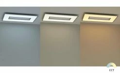 Fischer-Honsel LED-Deckenleuchte, silberfarben mit Fernbedienung -Innenleuchten Verkaufsladen 11684936 4 202105192232