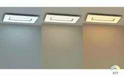 Fischer-Honsel LED-Deckenleuchte, silberfarben mit Fernbedienung -Innenleuchten Verkaufsladen 11684936 6 202105192232