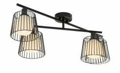 Deckenleuchte, 4-flammig, Draht/schwarz -Innenleuchten Verkaufsladen 11684956 2 202007080958