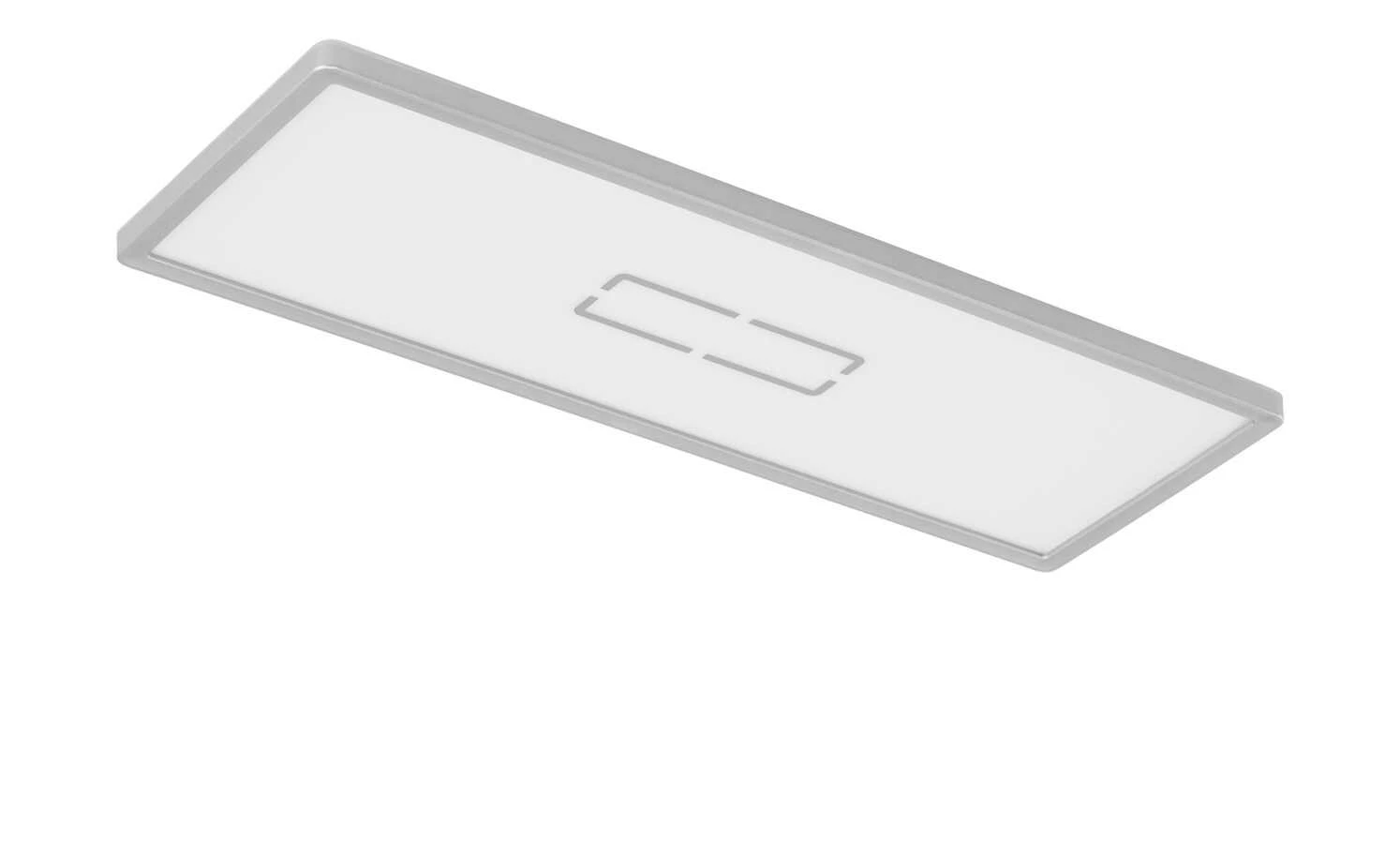 LED-Deckenleuchte, silber mit Hintergrundbeleuchtung | silberfarben 4 LED-Deckenleuchte, silber mit Hintergrundbeleuchtung | silberfarben – Bild 2