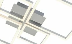 LED-Deckenleuchte, chrom/silberfarben 16 LED-Deckenleuchte, chrom/silberfarben -Innenleuchten Verkaufsladen 11684995 3 202010200350