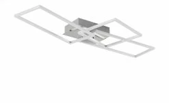 LED-Deckenleuchte, chrom/silberfarben ´breit´ 9 LED-Deckenleuchte, chrom/silberfarben ´breit´ -Innenleuchten Verkaufsladen 11684996 3 202009112239