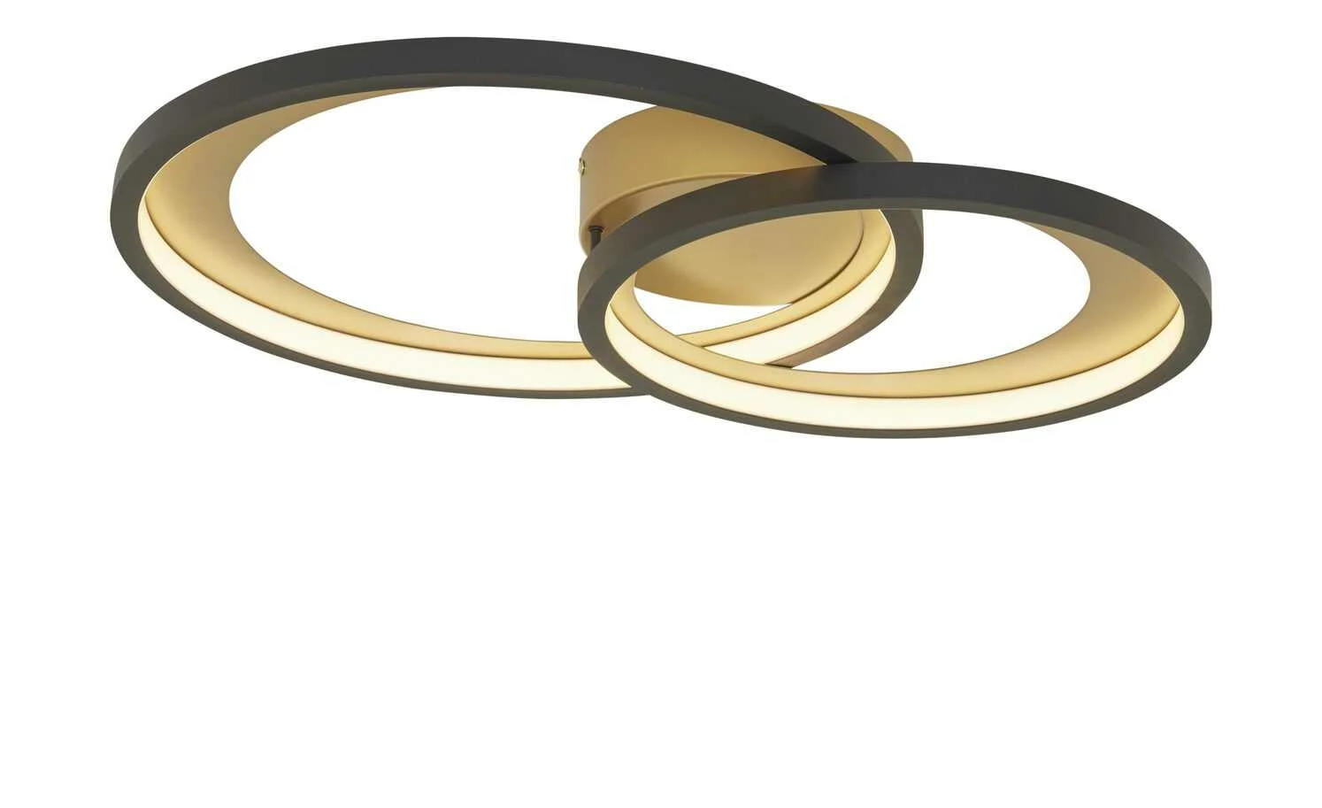 Trio LED-Deckenleuchte schwarz/goldfarben | 29|W 5 Trio LED-Deckenleuchte schwarz/goldfarben | 29|W – Bild 3