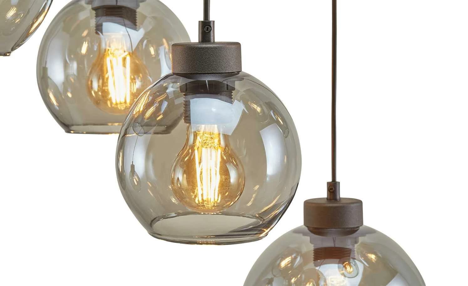 Pendelleuchte, 8-flammig, schwarz/graphitfarben 7 Pendelleuchte, 8-flammig, schwarz/graphitfarben – Bild 5