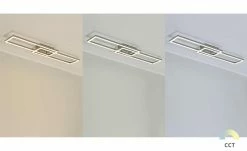 Paul Neuhaus Smart Home-Deckenleuchte, 2-flammig, Nickel matt -Innenleuchten Verkaufsladen 11685174 6 202001302236