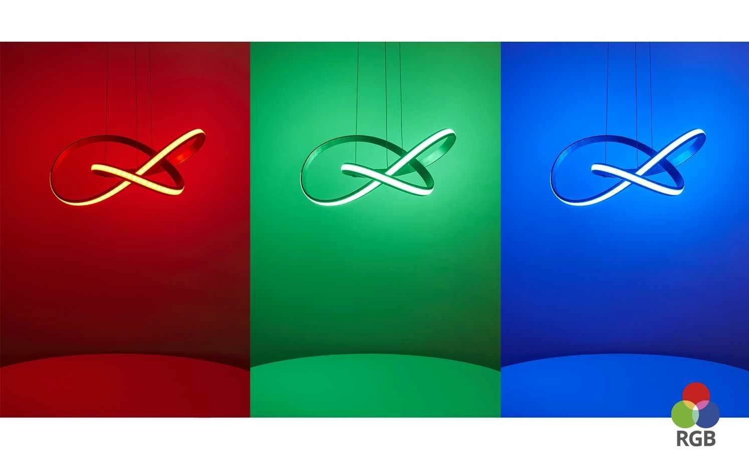 Paul Neuhaus Smart Home-Pendelleuchte, Nickel matt, geschwungen 4 Paul Neuhaus Smart Home-Pendelleuchte, Nickel matt, geschwungen – Bild 3