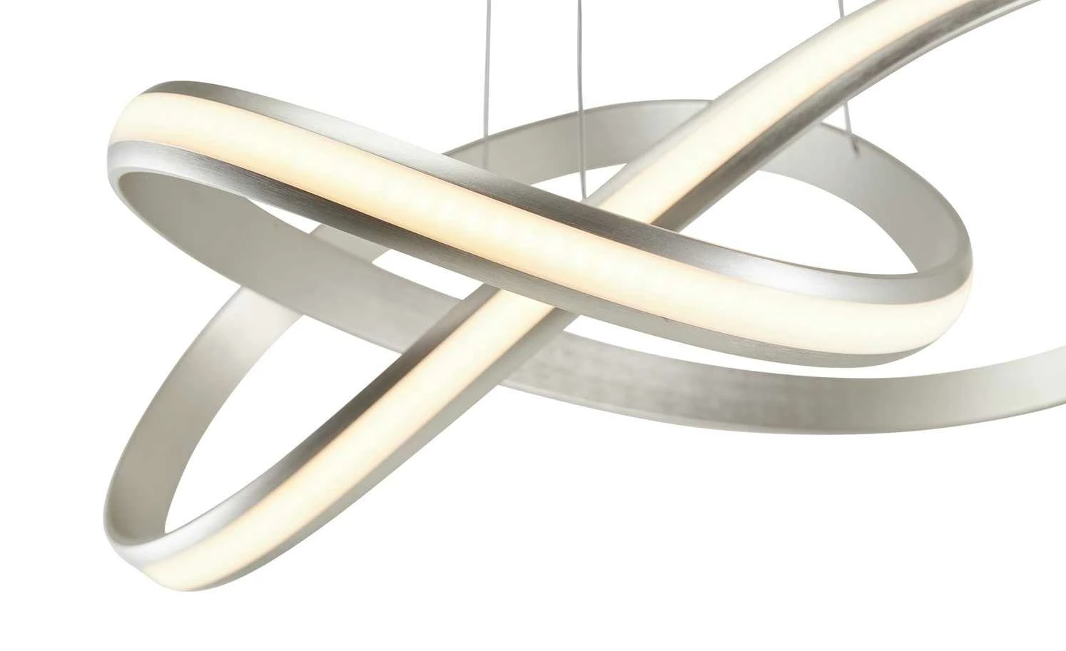 Paul Neuhaus Smart Home-Pendelleuchte, Nickel matt, geschwungen 11 Paul Neuhaus Smart Home-Pendelleuchte, Nickel matt, geschwungen – Bild 10