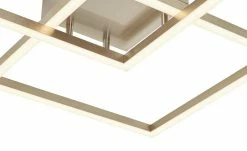 Paul Neuhaus Smart Home-Deckenleuchte, 2-flammig, Nickel matt -Innenleuchten Verkaufsladen 11685180 8 202001302236