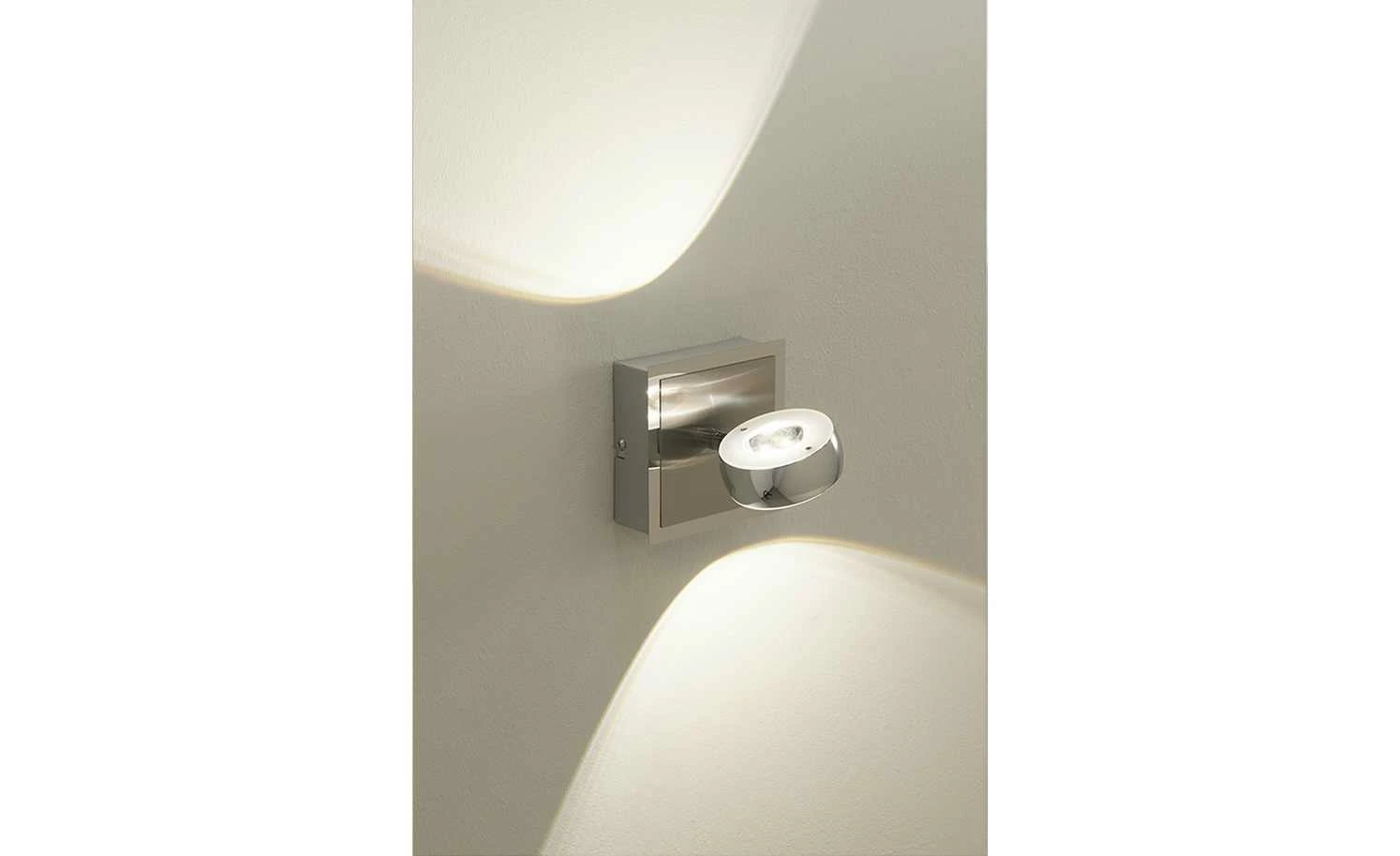 Paul Neuhaus Smart Home-Wandleuchte, 2-flammig, Nickel matt 6 Paul Neuhaus Smart Home-Wandleuchte, 2-flammig, Nickel matt – Bild 4
