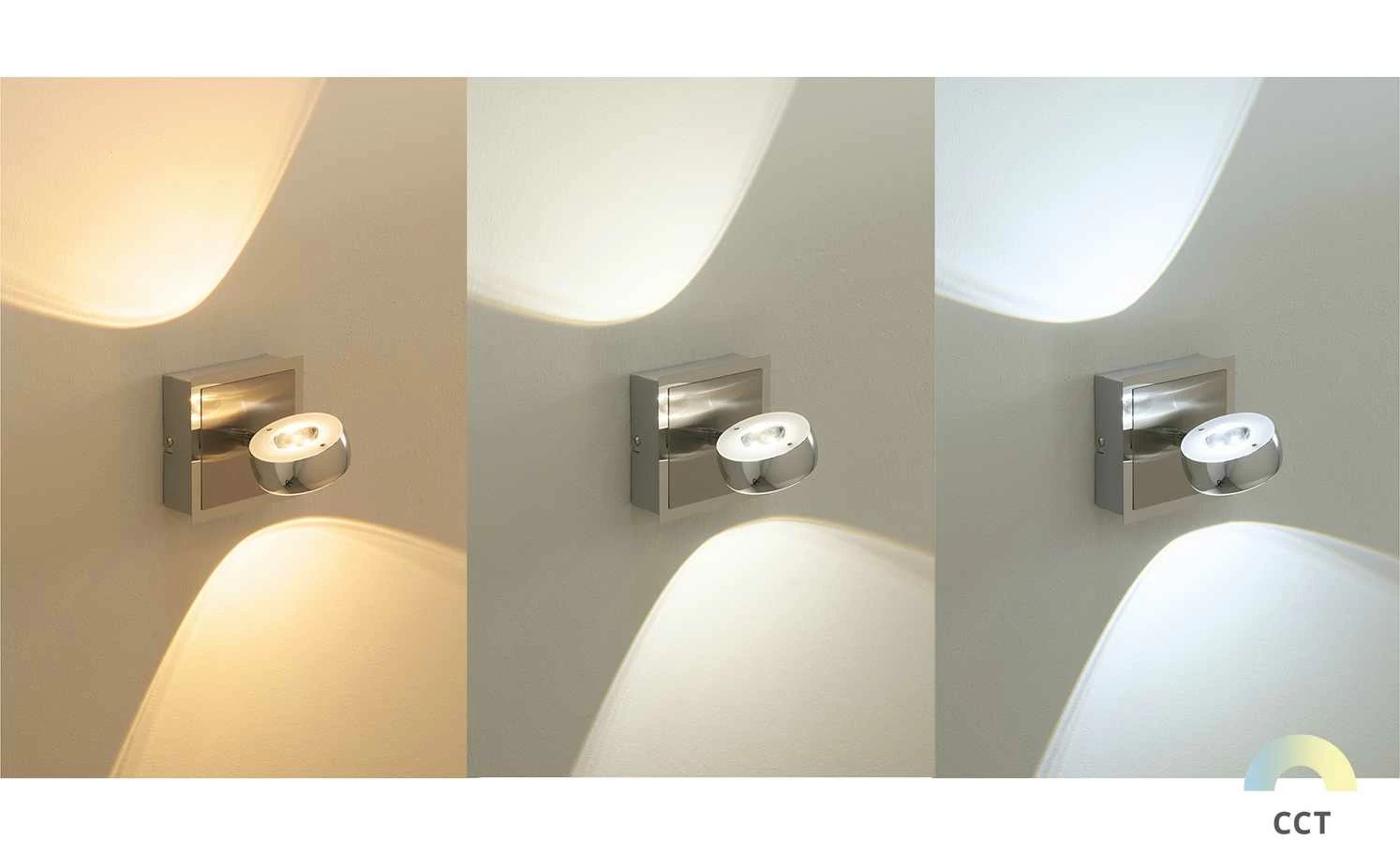 Paul Neuhaus Smart Home-Wandleuchte, 2-flammig, Nickel matt 4 Paul Neuhaus Smart Home-Wandleuchte, 2-flammig, Nickel matt – Bild 2