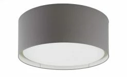 Deckenleuchte, 1-flammig, Stoffschirm grau -Innenleuchten Verkaufsladen 11685229 2 202006091056