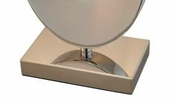 KHG Tischleuchte, 1-flammig, chrom, Stoffschirm eckig 13 KHG Tischleuchte, 1-flammig, chrom, Stoffschirm eckig -Innenleuchten Verkaufsladen 11685286 4 202101112239