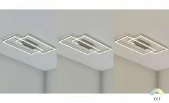 KHG LED-Deckenleuchte, 2-flammig, alufarben -Innenleuchten Verkaufsladen 11685302 2 202006091055