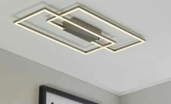 KHG LED-Deckenleuchte, 2-flammig, alufarben -Innenleuchten Verkaufsladen 11685302 3 202006091055