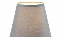 KHG Tischleuchte, 1-flammig, Stoffschirm grau -Innenleuchten Verkaufsladen 11685318 2 202010190928