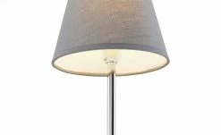 KHG Tischleuchte, 1-flammig, Stoffschirm grau -Innenleuchten Verkaufsladen 11685318 3 202010190928