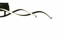 Meisterleuchten LED-Deckenleuchte, 2-flamiig, schwarz `gedreht´ -Innenleuchten Verkaufsladen 11685329 1 202103021436