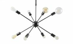 HOME STORY Pendelleuchte, 8-flammig, schwarz `Retro` -Innenleuchten Verkaufsladen 11685376 3 202011122249