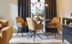 Innenleuchten Verkaufsladen 21 HOME STORY Pendelleuchte, 8-flammig, schwarz `Retro`