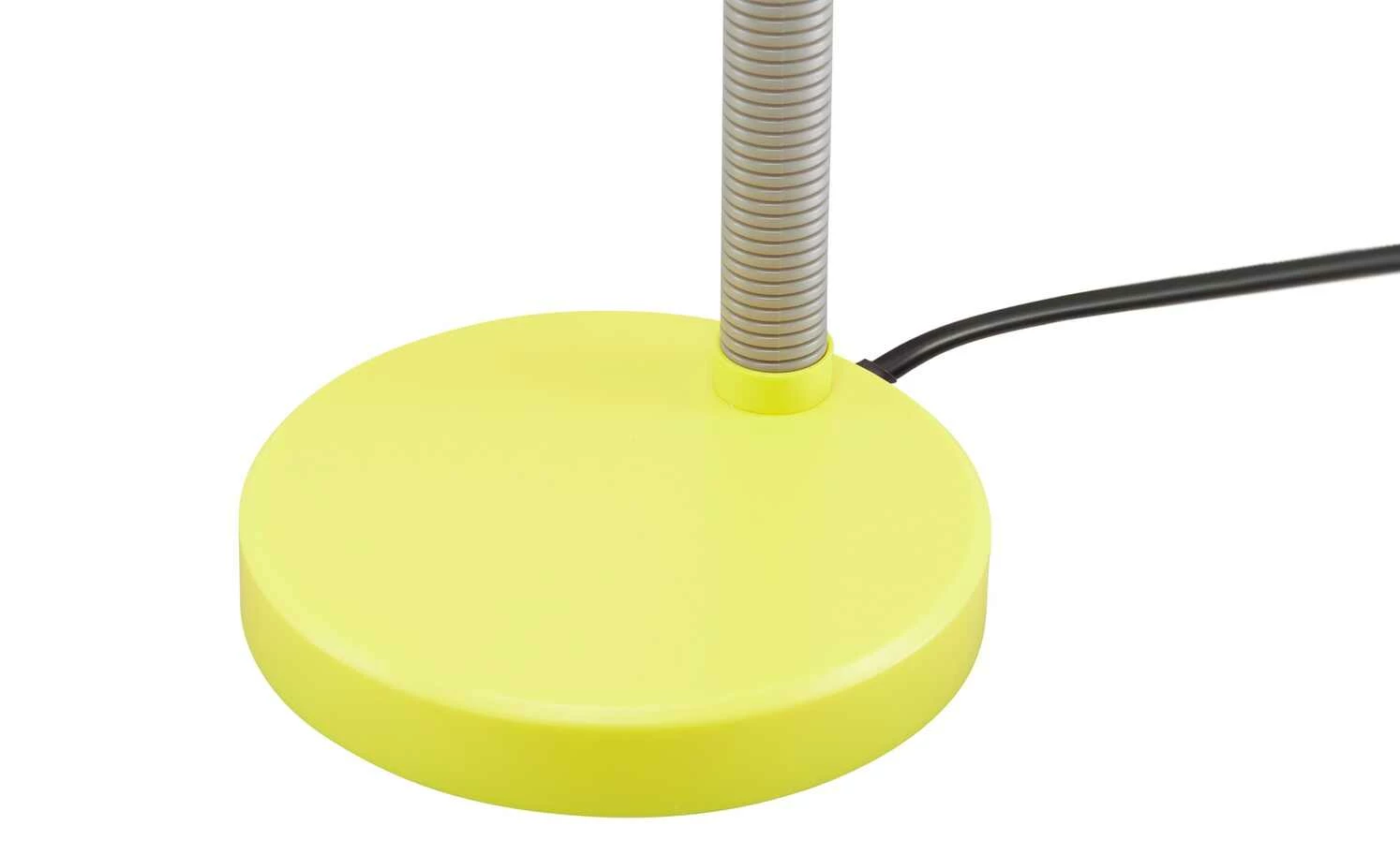 KHG Tischleuchte, 1-flammig, gelb/weiß 7 KHG Tischleuchte, 1-flammig, gelb/weiß – Bild 5