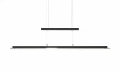 Fischer-Honsel LED-Pendelleuchte, schwarz-matt/Rauchglas -Innenleuchten Verkaufsladen 11685438 2 202202242232