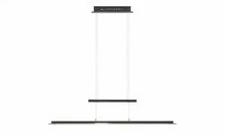 Fischer-Honsel LED-Pendelleuchte, schwarz-matt/Rauchglas -Innenleuchten Verkaufsladen 11685438 9 202202242232