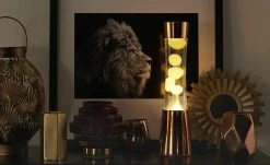 Trio Lava-Leuchte weiß/ klar | Weiß / Klar