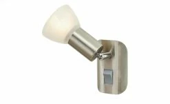 Steckerleuchte, 1-flammig, Nickel-matt/ Alabaster Gals -Innenleuchten Verkaufsladen 11685452 1 202105212233