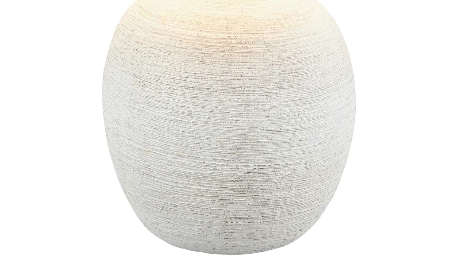 KHG Tischleuchte, 1-flammig, Keramik weiß 8 KHG Tischleuchte, 1-flammig, Keramik weiß – Bild 6