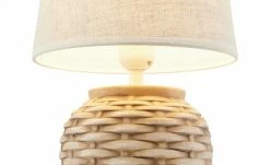 KHG Keramik-Tischleuchte, 1-flammig in Korboptik -Innenleuchten Verkaufsladen 11685468 4 202010200742