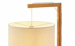 KHG Stehleuchte, 1-flammig, Bambus/ Stoff weiß -Innenleuchten Verkaufsladen 11685522 4 202009260313