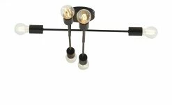 HOME STORY Deckenleuchte, 6-flammig, Schwarz -Innenleuchten Verkaufsladen 11685525 2 202101041431