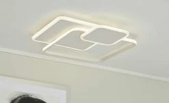 Meisterleuchten LED-Deckenleuchte, weiß, ´Quadrate` -Innenleuchten Verkaufsladen 11685526 3 202103051240