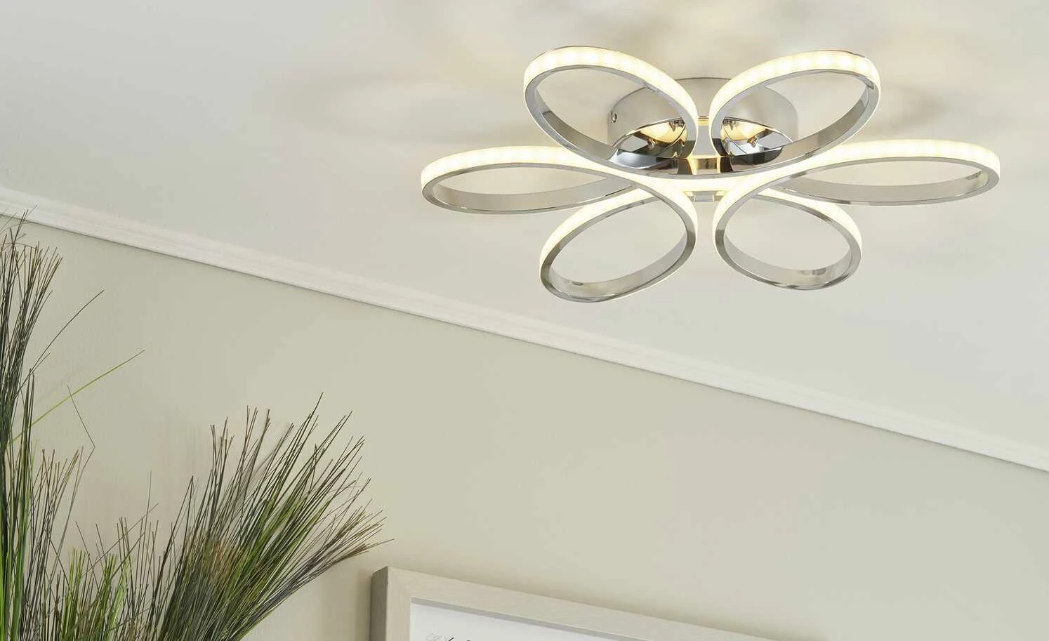 Meisterleuchten LED-Deckenleuchte, chrom 4 Meisterleuchten LED-Deckenleuchte, chrom – Bild 2