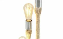 HOME STORY Stehleuchte, 3-flammig, Seiloptik -Innenleuchten Verkaufsladen 11685546 4 202103032233